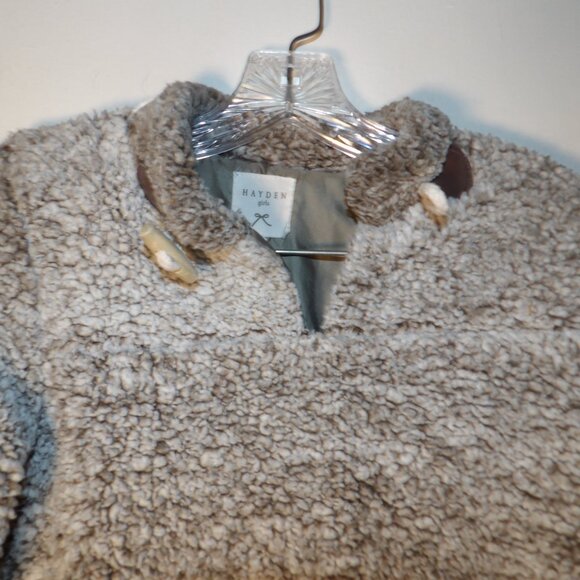 Hayden Girls Fuzzy Pullover Kid's Sz 13/14 - Picture 2 of 6